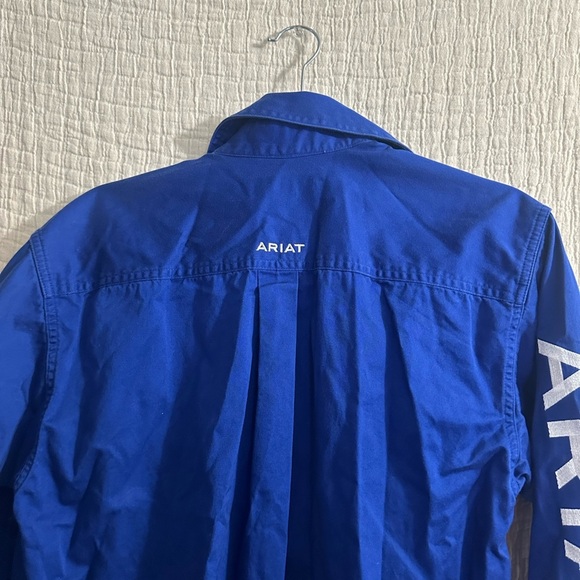 Men’s Ariat Team Logo Twill Fitted Shirt Sz small - Picture 4 of 5